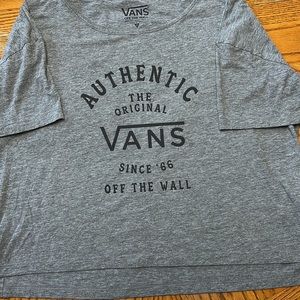 Vans off the wall size M crop t-shirt